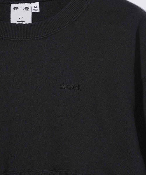 X-girl（エックスガール）の「LAYERED 2PCS TOP（スウェット・レディース・ブラウン/ブラック/ホワイト・S/M）」の15枚目の写真