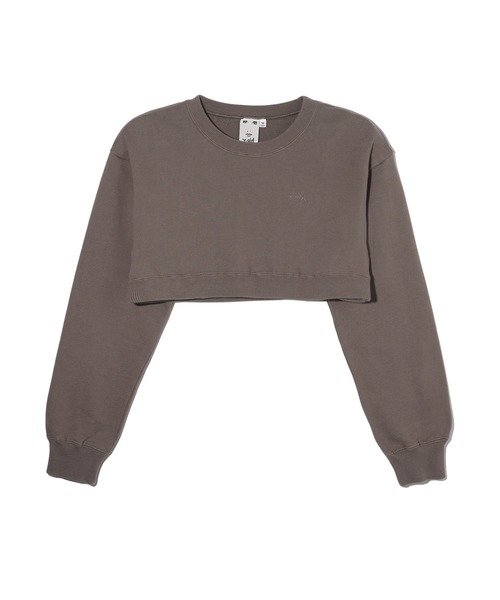 X-girl（エックスガール）の「LAYERED 2PCS TOP（スウェット