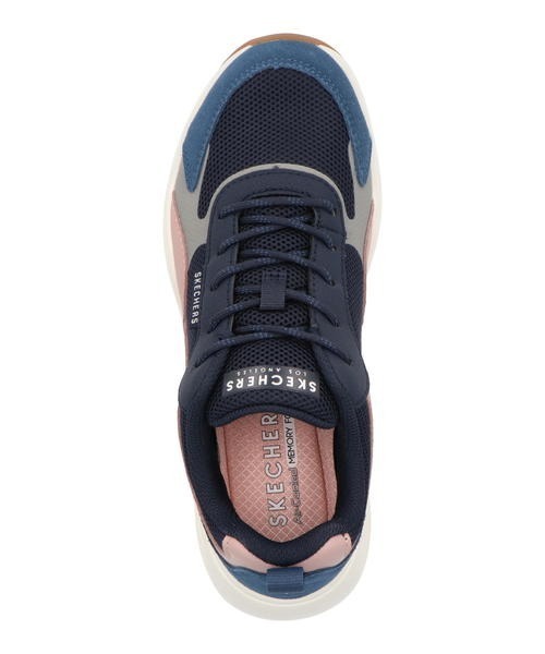 SKECHERS（スケッチャーズ）の「SKECHERS スケッチャーズ UNO PEAKS-HOLLYWOOD HIKES レディーススニーカー 厚底(ウノピークスハリウッドハイク) 177546（スニーカー・レディース・ネイビー/ホワイト・23.0cm/22.5cm/24.0cm/23.5cm/24.5cm/25.0cm）」の3枚目の写真