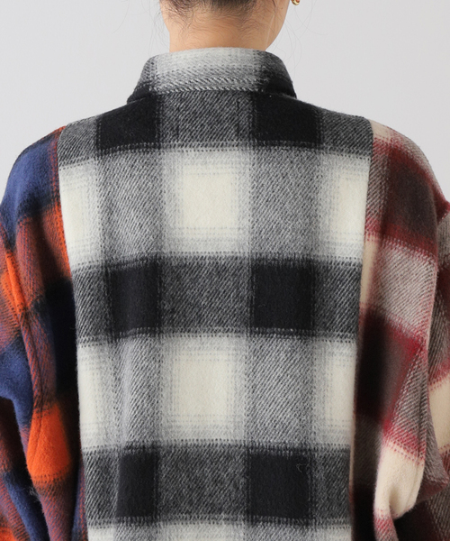 セール】【SON OF THE CHEESE/サノバチーズ】Crazy Check Shirt