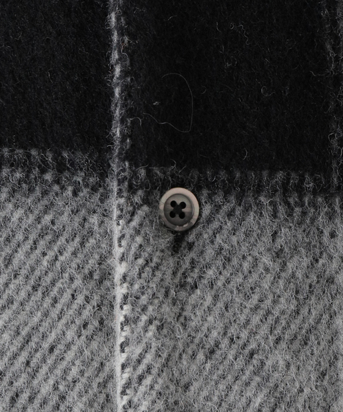 SON OF THE CHEESE（サノバチーズ）の「【SON OF THE CHEESE/サノバチーズ】Crazy Check Shirt：チェックシャツ（シャツ/ブラウス・レディース・パープル・MEDIUM）」の12枚目の写真