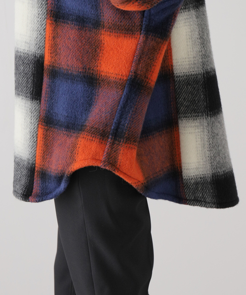 SON OF THE CHEESE（サノバチーズ）の「【SON OF THE CHEESE/サノバチーズ】Crazy Check Shirt：チェックシャツ（シャツ/ブラウス・レディース・パープル・MEDIUM）」の13枚目の写真