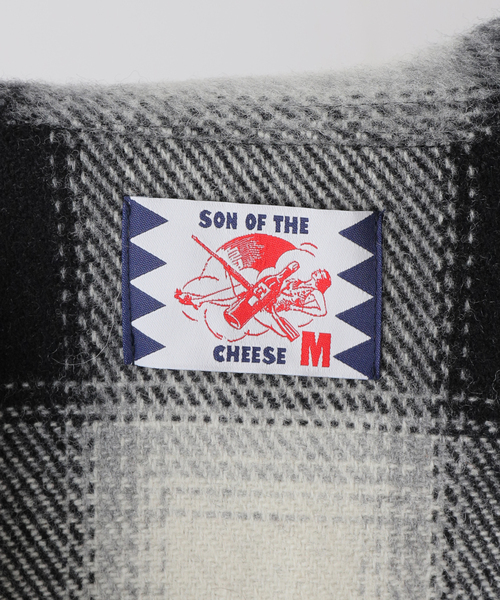 SON OF THE CHEESE（サノバチーズ）の「【SON OF THE CHEESE/サノバチーズ】Crazy Check Shirt：チェックシャツ（シャツ/ブラウス・レディース・パープル・MEDIUM）」の14枚目の写真