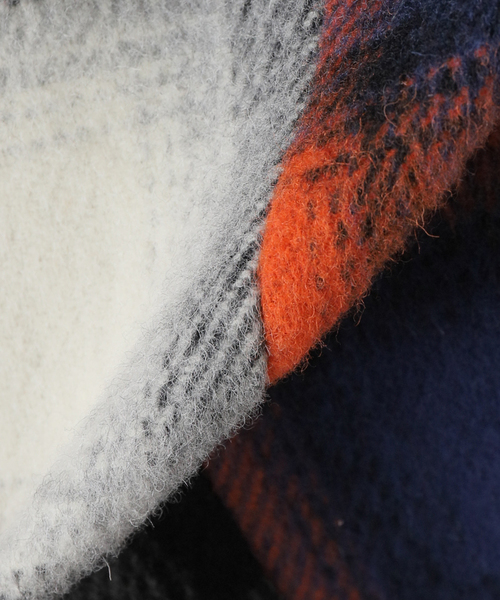 SON OF THE CHEESE（サノバチーズ）の「【SON OF THE CHEESE/サノバチーズ】Crazy Check Shirt：チェックシャツ（シャツ/ブラウス・レディース・パープル・MEDIUM）」の16枚目の写真