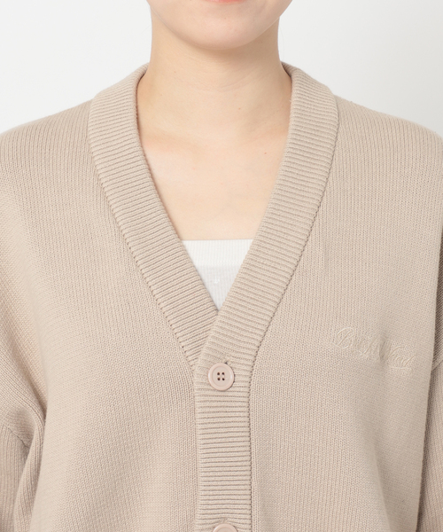 AP STUDIO（エーピーストゥディオ）の「【BRICKS&WOOD/ブリックス アンド ウッド】Script Logo Cardigan（ニット/セーター・レディース・ベージュ・FREE）」の20枚目の写真