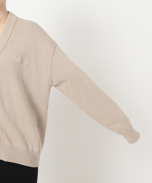 AP STUDIO（エーピーストゥディオ）の「【BRICKS&WOOD/ブリックス アンド ウッド】Script Logo Cardigan（ニット/セーター・レディース・ベージュ・FREE）」の22枚目の写真