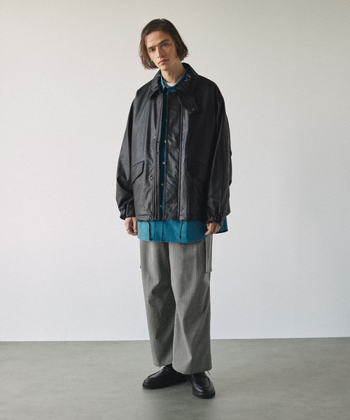 EMMA CLOTHES（エマクローズ）の「フラットソールUチップレースアップシューズ（ドレスシューズ・メンズ・ブラック系/ブラック・L/M/S）」の5枚目の写真