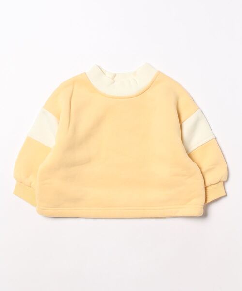 aimoha(アイモハ)の「【aimoha-KIDS-】子供服 切り替えモックネックスウェット(スウェット・キッズ・オレンジ/イエロー・110/90/100/120/80)」の10枚目の写真