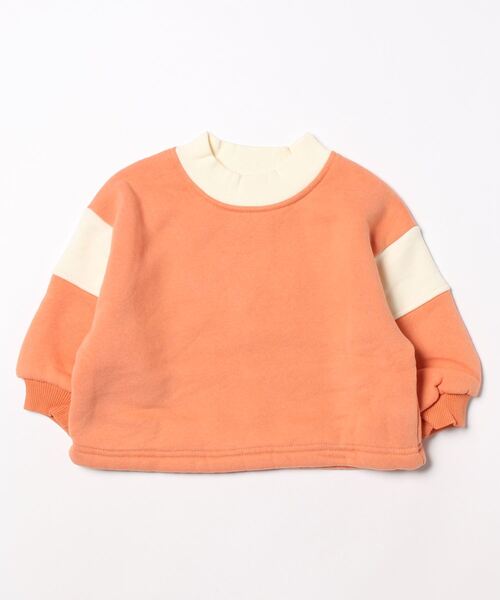 aimoha(アイモハ)の「【aimoha-KIDS-】子供服 切り替えモックネックスウェット(スウェット・キッズ・オレンジ/イエロー・110/90/100/120/80)」の11枚目の写真