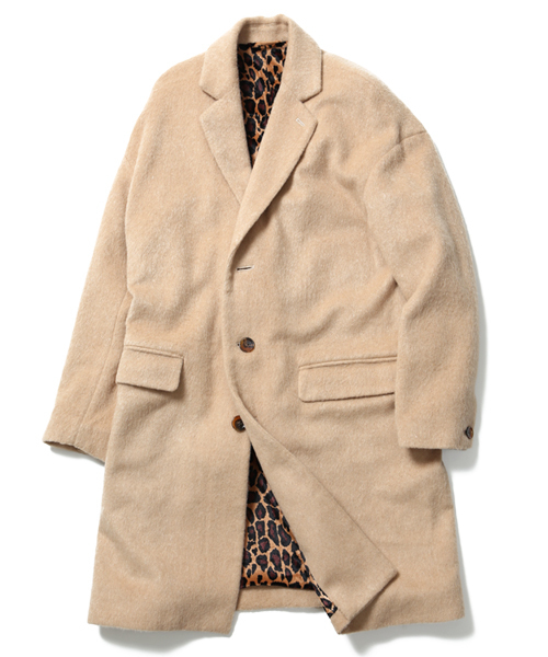 BEAMS（ビームス）の「VAPORIZE / シャギー ウール コート（チェスターコート・メンズ・ブルー/ベージュ・LARGE/MEDIUM/SMALL）」の2枚目の写真