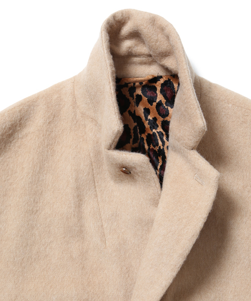 BEAMS（ビームス）の「VAPORIZE / シャギー ウール コート（チェスターコート・メンズ・ブルー/ベージュ・LARGE/MEDIUM/SMALL）」の8枚目の写真