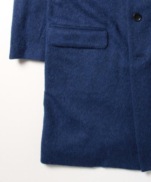 BEAMS（ビームス）の「VAPORIZE / シャギー ウール コート（チェスターコート・メンズ・ブルー/ベージュ・LARGE/MEDIUM/SMALL）」の11枚目の写真
