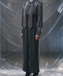 AULA | AULA（アウラ）Smocking High Waist Pants(サロペット/オーバーオール)