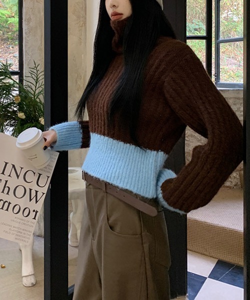 SEN TOKYO（セントーキョー）の「秋冬のアクセントに。ハイネックバイ  