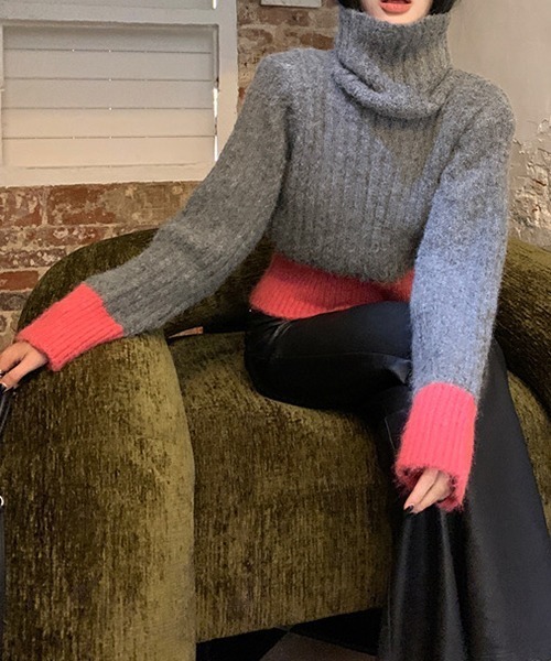 SEN TOKYO（セントーキョー）の「秋冬のアクセントに。ハイネックバイ  