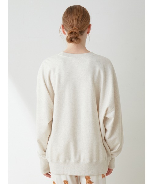 gelato pique（ジェラートピケ）の「DOG柄ワンポイント裏毛プル