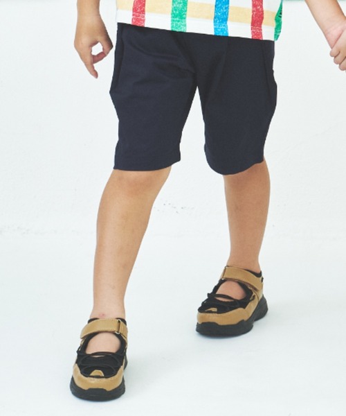 maarook（マルーク）の「ライトストレッチツイルタックショートパンツ（その他パンツ・キッズ・パープル/グリーン/ネイビー・160cm/140cm/150cm）」の3枚目の写真