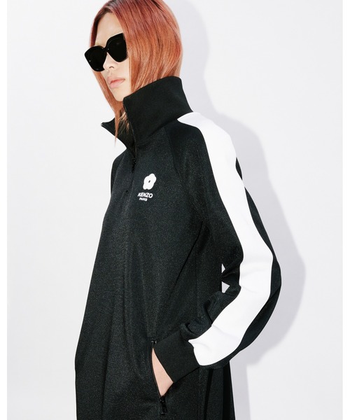 【KENZO】新品　タグ付き　サテン　ベロア　タイト　ワンピース！ KENZO】新品 タグ付き サテン ベロア タイト ワンピース