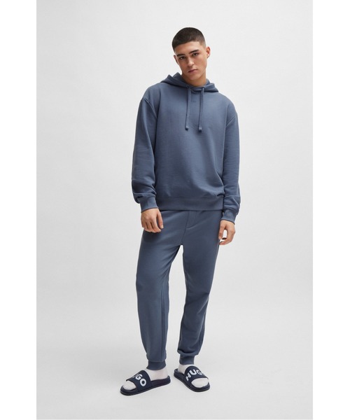 【セール】HUGOロゴプリント コットンテリー トラックパンツ（スウェットパンツ）｜HUGO（ヒューゴ）