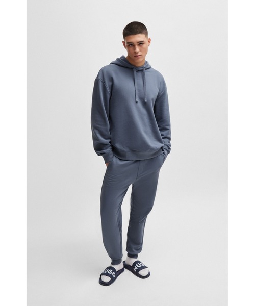 【セール】HUGOロゴプリント コットンテリー トラックパンツ（スウェットパンツ）｜HUGO（ヒューゴ）