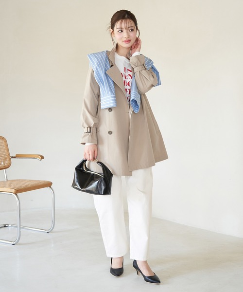 ROPE' PICNIC（ロペピクニック）の「【ウエスト革命デニム】ウエストシェイプカービーホワイトデニム（デニムパンツ・レディース・オフホワイト・40/36/38）」の6枚目の写真