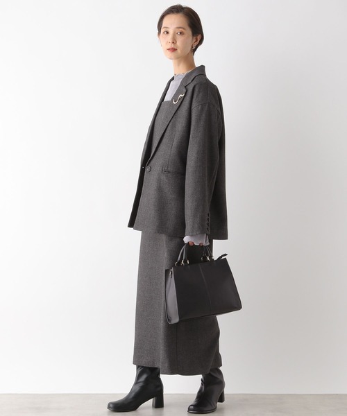 LEPSIM（レプシィム）の「【入卒式／セレモニー】ラナテック細紐キャミワンピース　994029（ワンピース・レディース・ブラック/グレー・LARGE/MEDIUM）」の7枚目の写真