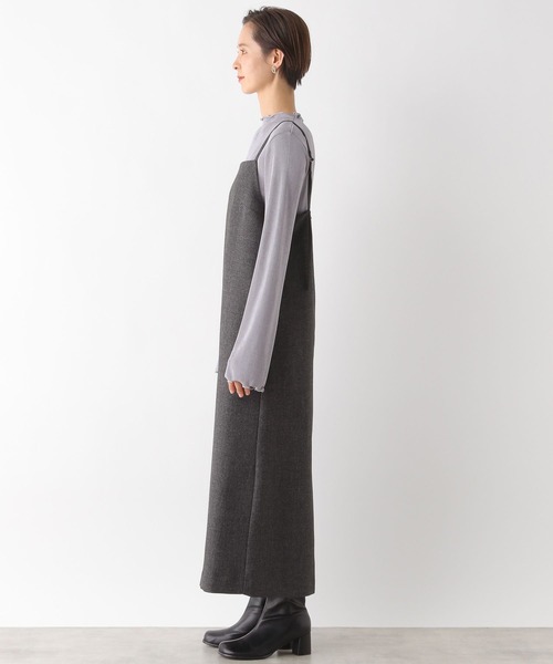 LEPSIM（レプシィム）の「【入卒式／セレモニー】ラナテック細紐キャミワンピース　994029（ワンピース・レディース・ブラック/グレー・LARGE/MEDIUM）」の14枚目の写真