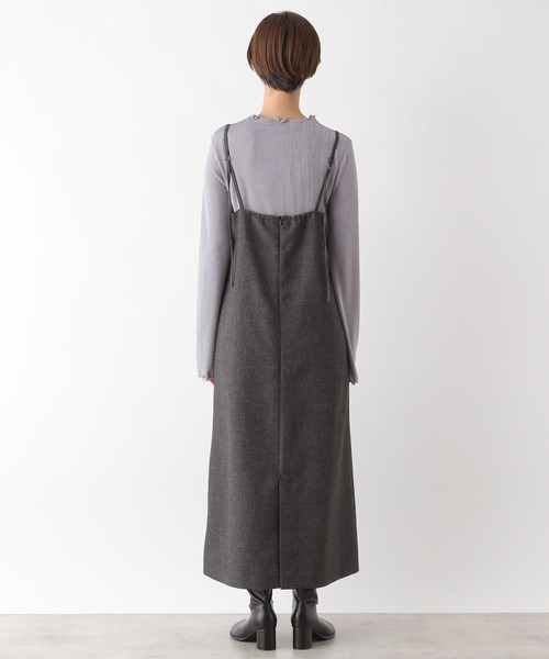 LEPSIM（レプシィム）の「【入卒式／セレモニー】ラナテック細紐キャミワンピース　994029（ワンピース・レディース・ブラック/グレー・LARGE/MEDIUM）」の15枚目の写真