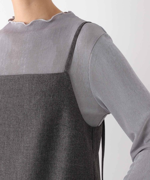 LEPSIM（レプシィム）の「【入卒式／セレモニー】ラナテック細紐キャミワンピース　994029（ワンピース・レディース・ブラック/グレー・LARGE/MEDIUM）」の17枚目の写真