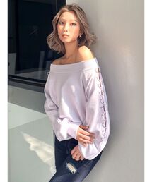 GYDA | アームレースアップスウェットトップス(スウェット)