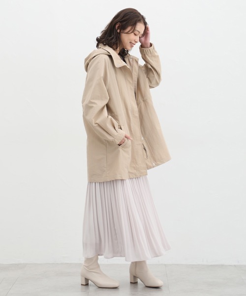 Honeys（ハニーズ）の「撥水加工ハーフ丈ブルゾン（ブルゾン・レディース・カーキ/ブラック/ベージュ/アイボリー・LL/L/M/S）」の14枚目の写真