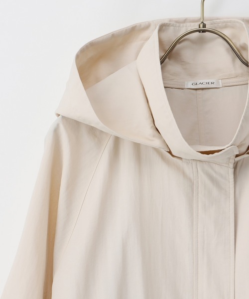 Honeys（ハニーズ）の「撥水加工ハーフ丈ブルゾン（ブルゾン・レディース・カーキ/ブラック/ベージュ/アイボリー・LL/L/M/S）」の17枚目の写真