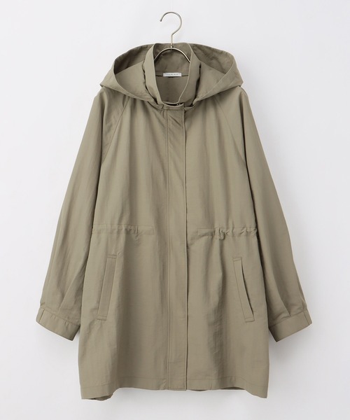Honeys（ハニーズ）の「撥水加工ハーフ丈ブルゾン（ブルゾン・レディース・カーキ/ブラック/ベージュ/アイボリー・LL/L/M/S）」の20枚目の写真