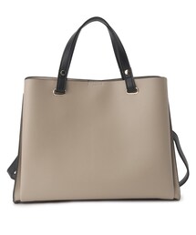 SHOO・LA・RUE | 前後ポケットトートバッグ(ハンドバッグ)