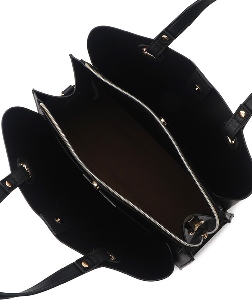 SHOO・LA・RUE(シューラルー)の「◆前後ポケットトートバッグ(ハンドバッグ・レディース・グレー/ベージュ系3/ブラック・00)」の10枚目の写真