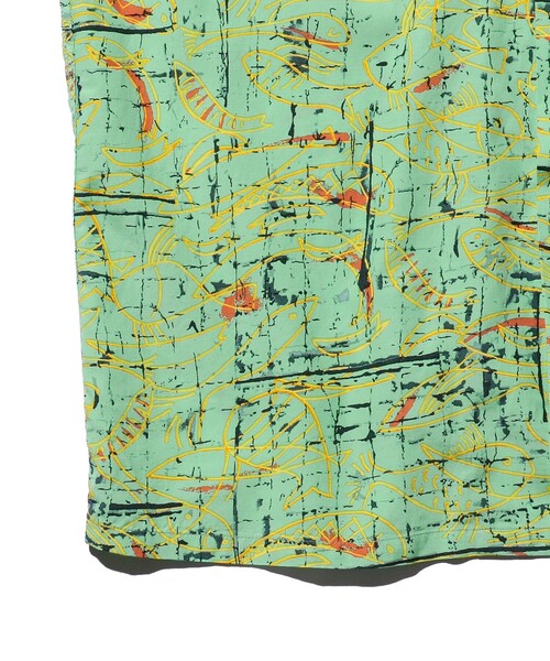 BEAMS PLUS（ビームスプラス）の「BEAMS PLUS / コットン レーヨン プリント ショートスリーブ オープンカラー シャツ（シャツ/ブラウス・メンズ・ホワイト/ミント/ピンク・S/M/L/XL）」の15枚目の写真