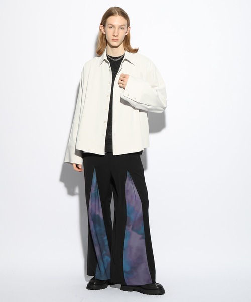 HARE(ハレ)の「GLOSSYオーバーニットプルオーバー(HARE)(ニット/セーター・メンズ・ブラック/ブラック系その他/グレー/ブルー・FREE)」の6枚目の写真