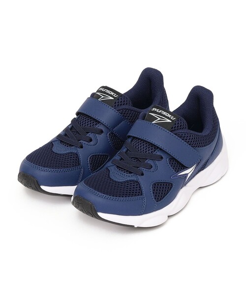 SHIPS(シップス)の「【WEB限定】瞬足:SL BY SYUNSOKU 瞬足SL SOLE(スニーカー・キッズ・ブラック/ネイビー・17/18/19/20/21/22/23)」の1枚目の写真