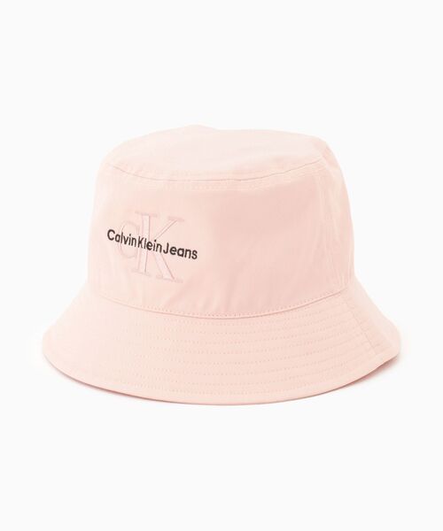 Calvin Klein(カルバン・クライン)の「モノグラム バケットハット(ハット・レディース・ピンク・S)」の6枚目の写真