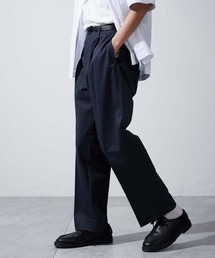 WEGO/タックツイルトラウザー
