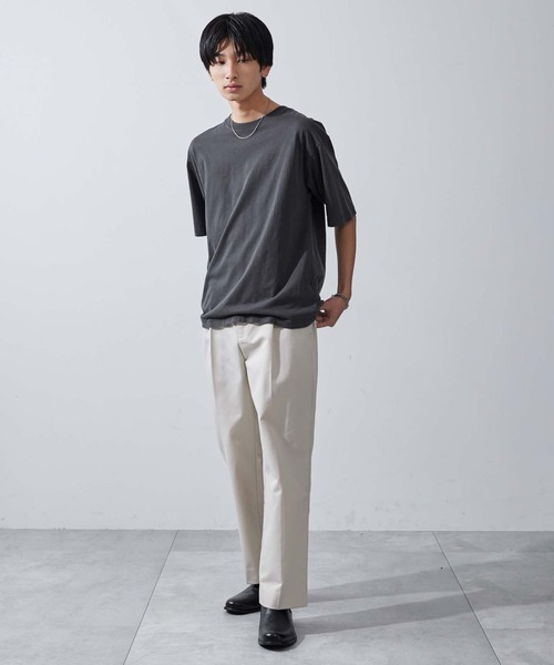 WEGO（ウィゴー）の「WEGO/タックツイルトラウザー（チノパンツ・メンズ・ベージュ/ダークグレー/ブラック・MEDIUM/LARGE）」の20枚目の写真