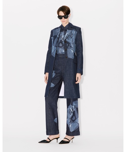 KENZO（ケンゾー）の「'KENZO Rose' テーラード デニム パンツ