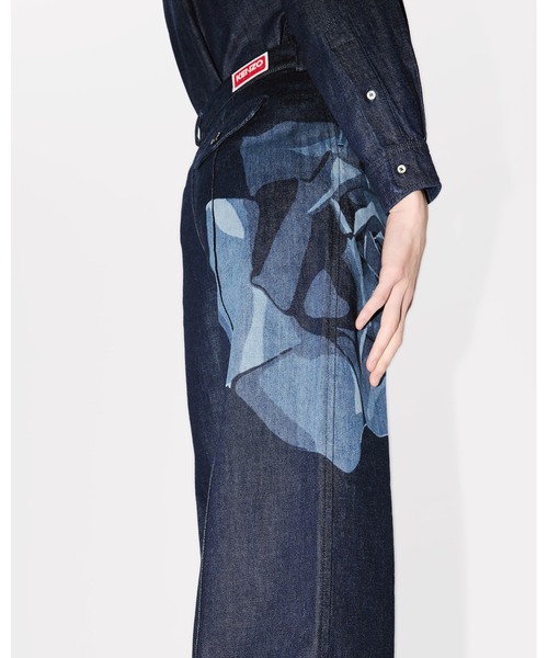 KENZO（ケンゾー）の「'KENZO Rose' テーラード デニム パンツ