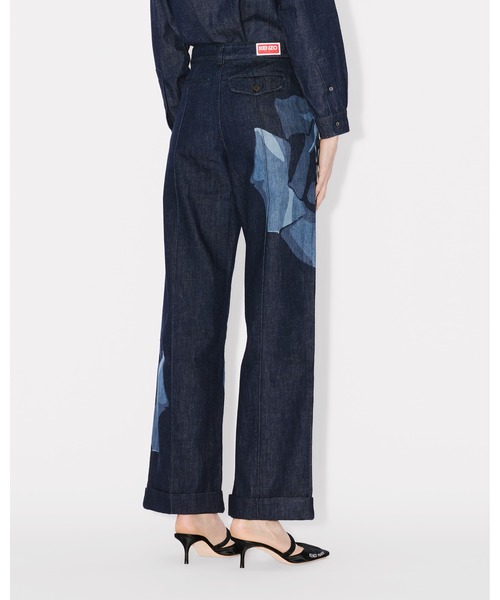 KENZO（ケンゾー）の「'KENZO Rose' テーラード デニム パンツ