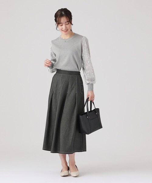 【関税込】DVF ★オンもオフも大活躍★素敵 Mida セータードレス XS-Lサイズあり】【SETTAN/セッタン】総レース/ 袖あり/ 七分袖