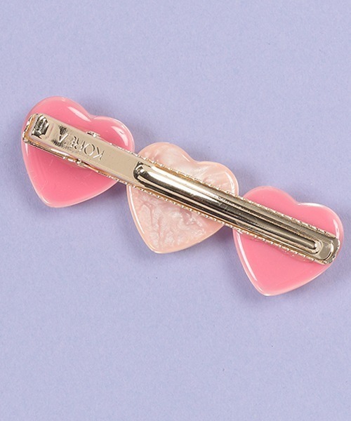 by LOVEiT（バイラビット）の「ハートクリップ（バレッタ/ヘアクリップ・キッズ・ピンク/グリーン・FREE）」の3枚目の写真