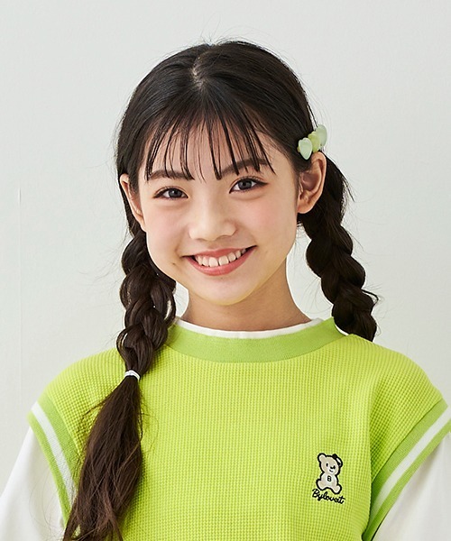 ♡おすましBEAR♡ベビーヘアクリップヘアゴム