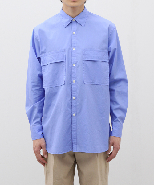 EDIFICE（エディフィス）の「【:colon / コロン】CSH-4 CTN Broad W-Pocket SH（シャツ/ブラウス・メンズ・サックスブルー/ベージュ系その他・1/3）」の13枚目の写真