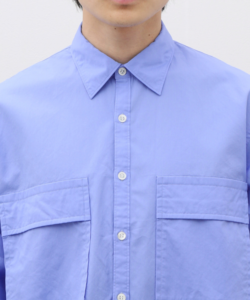 EDIFICE（エディフィス）の「【:colon / コロン】CSH-4 CTN Broad W-Pocket SH（シャツ/ブラウス・メンズ・サックスブルー/ベージュ系その他・1/3）」の16枚目の写真