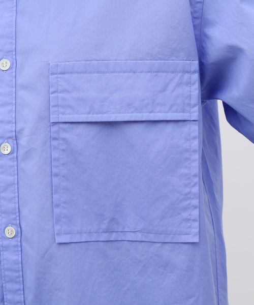 EDIFICE（エディフィス）の「【:colon / コロン】CSH-4 CTN Broad W-Pocket SH（シャツ/ブラウス・メンズ・サックスブルー/ベージュ系その他・1/3）」の8枚目の写真